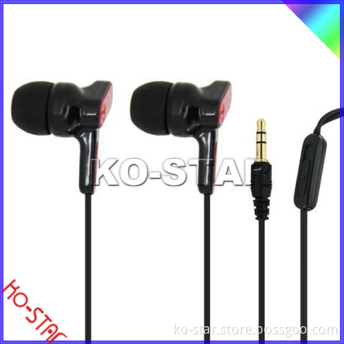 ODM/OEM cheap flat cable colorful high quality mobile headphone earphones for music